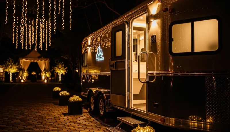 Luxury restroom trailers in Bloomington, CA